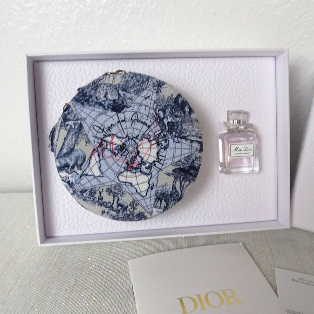 DIOR Around The World Jewelry Case Miss Dior Blooming Bouquet Mini Travel Gift